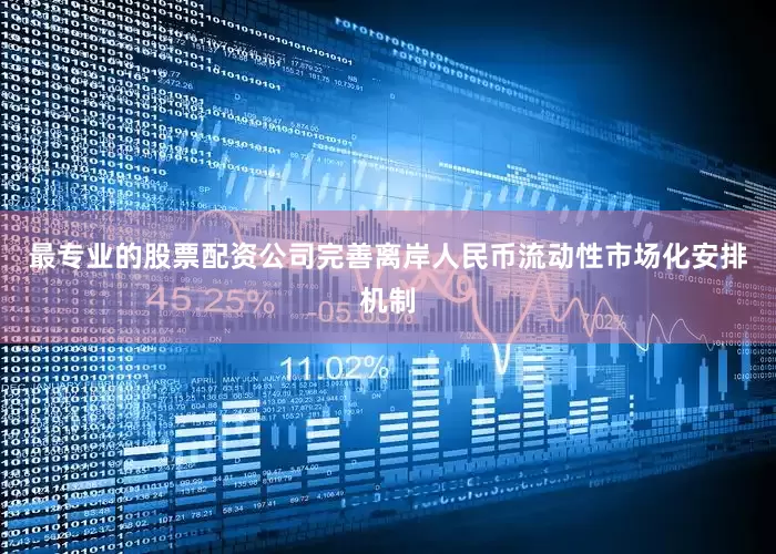 最专业的股票配资公司完善离岸人民币流动性市场化安排机制